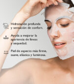 MASCARILLA FACIAL DE HIDROGEL CRISTAL CON PROTEÍNA DE COLÁGENO ANTIARRUGAS - Imagen 3